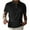 Black, variant on Ashirexll T Shirts for Man, Big and Tall Shirts for Men, Summer Fashion Turndown Collar Short Sleeve Button T-Shirts