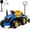 Blue, variant on Sunnyfree 12V Ride on Tractor with Remote Control, 2 in 1 Ride on Car w/ Detachable Trailer, Ride on Toys for Kids with Bluetooth Music, Shovel, LED lights, Green