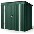 thumbnail image 6 of Outdoor Storage Shed, Lofka 6 x 4 Metal Garden Shed with Double Lockable Doors, Waterproof Shed Outdoor Storage Clearance for Backyard Patio Lawn, Green, 6 of 10