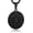 Black - small, variant on Talisman Seal Solomon Six-pointed Star 12 Constellation Pendant stainless steel Necklaces 22+2" Chain