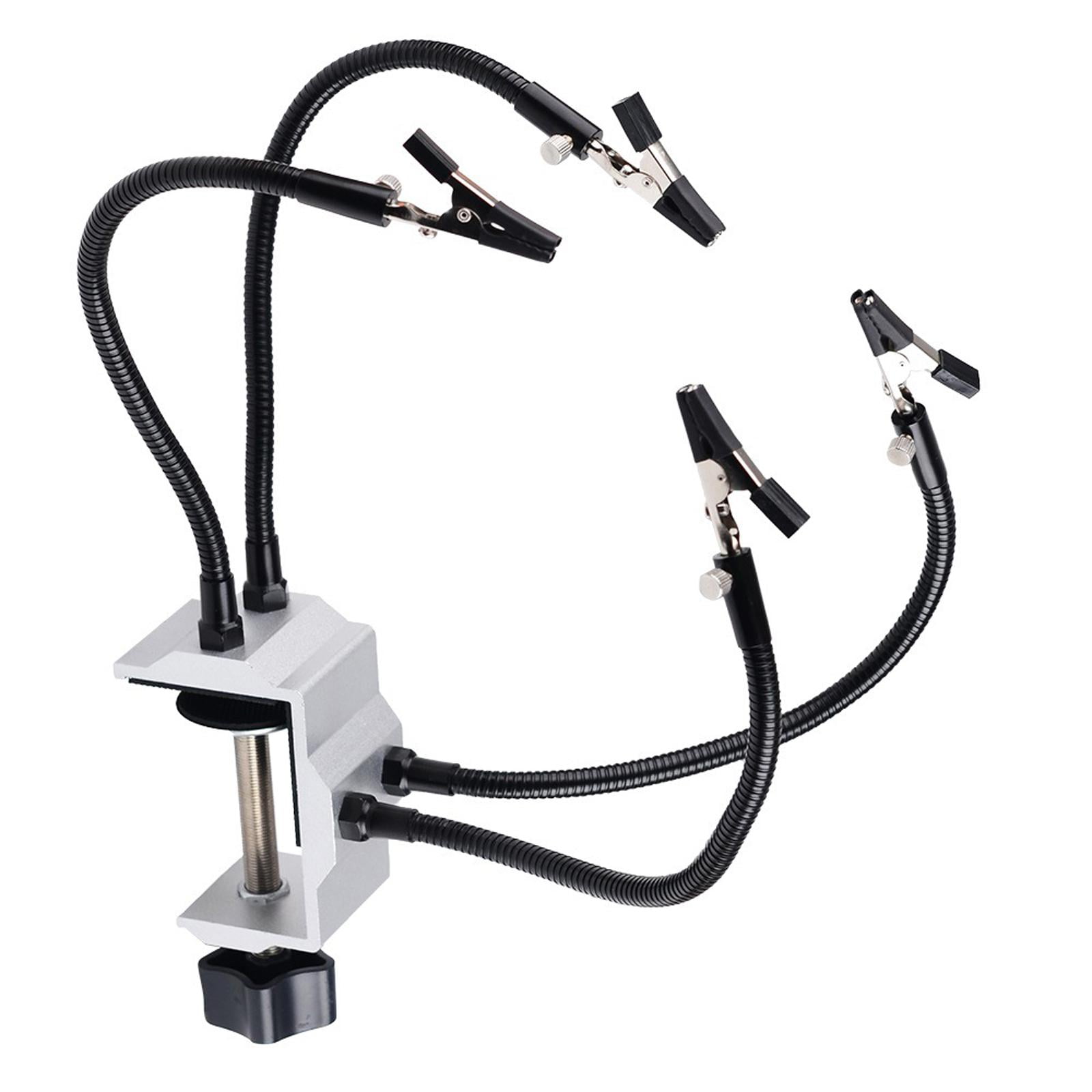 Solder Station Clamp, Universal Metal Arm Electric Iron Holder Solder Station Clamp For DIY
