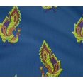 thumbnail image 4 of oneOone Cotton Flex Royal Blue Fabric Peacock Block Sewing Material Print Fabric By The Yard 40 Inch Wide, 4 of 4