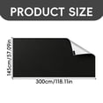 thumbnail image 2 of Cozeii Blackout Curtain, Stick On Window Shade, Cuttable Privacy Blind for Bedroom, Living Room, Rental, Travel, Dorm Window, Privacy Cover, 57.1x118 Inch, C, 2 of 8