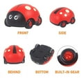 thumbnail image 3 of Cartoon Inertial Insect Pull-back Car Light Double Pull-back Resistance Car Beetle Toy Car, 3 of 5