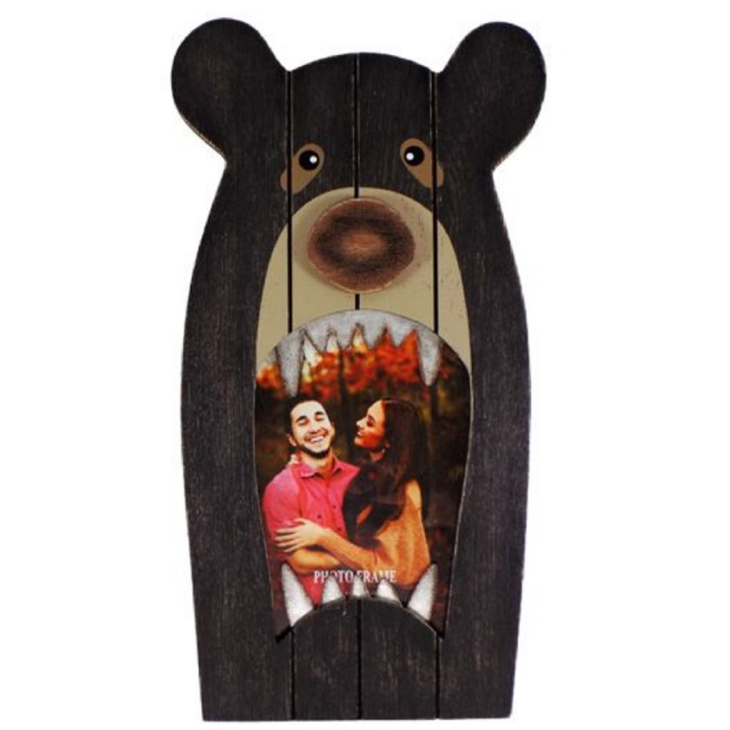 Black Bear Design Photo Frame, Holds 4 Inch x 6 Inch Picture Walmart