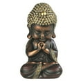 thumbnail image 2 of Golden Sitting Baby Buddha Figurine Religious Buddhism Collectible New Statuette, 2 of 2