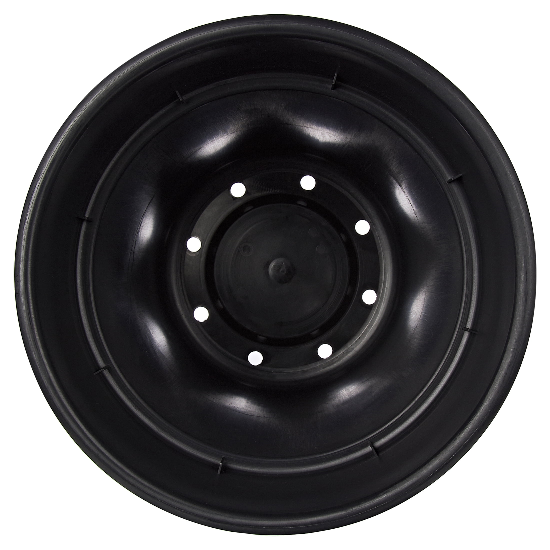 Mainstays 16-Inch Flint Resin Planter in Rich Black