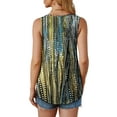 thumbnail image 5 of Fantaslook Womens Tank Tops Dressy Casual Sleeveless Blouses Crew Neck Pleated Tunic Shirts Summer Tops, 5 of 9