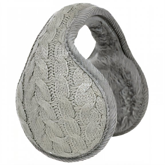 TELOLY Ear Warmers for Women,Suede Soft Texture Ear Muffs for Kids,Plush Warm Lining Womens Ear Muffs,Gray1