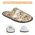 thumbnail image 3 of Fotbe Western Cowboy Pantuflas Peludas para Mujer con Estampado, Zapatillas de Peluche, Zapatos de Invierno para Casa, Uso Interior y Exterior-Large, 3 of 8