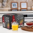 thumbnail image 6 of Sikiie Traditional Scandinavian Dwarf Toaster Covers 2 Slice Dustproof Toaster Cover Bread Machine Cover, Dustproof Cover - 11.4" x 7.5" x 7.9", 6 of 7