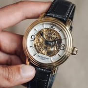 توماس إيرنشو التراث Longcase الفولاذ المقاوم للصدأ 48 mm ساعة يد أوتوماتيكية
