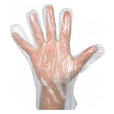 Disposable Poly Glove Full Case, Case of 100