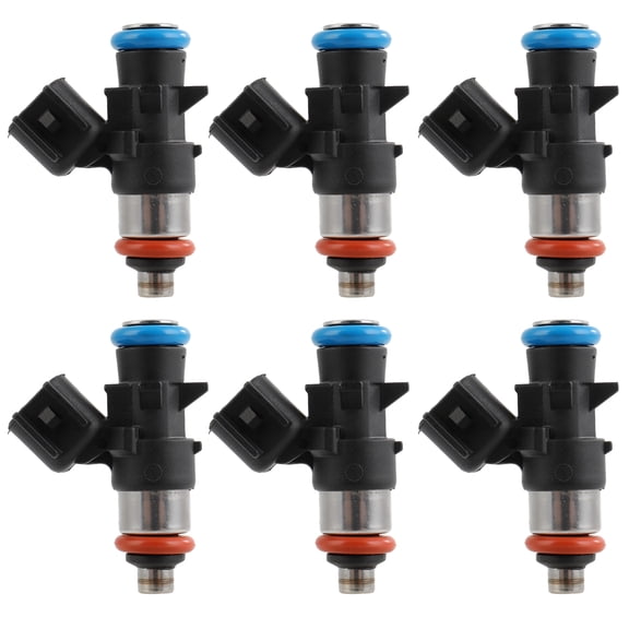 6Pcs CCIYU Fuel Injector Suitable With 2017-2024 for Chrysler Pacifica,2018-2024 for Dodge Durango,2021-2024 for Jeep Grand Cherokee L,2022-2024 for Ram for ProMaster 3500 0280158662,169076 OEM Part