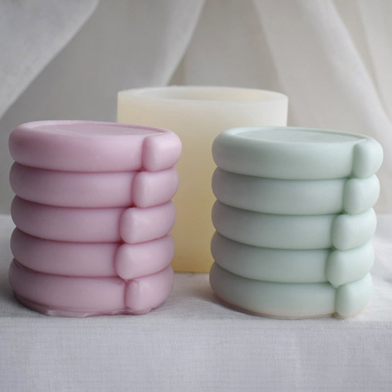 Candle Silicone Mould Geometric Twisted Epoxy Resin Mold for Handmade Craft