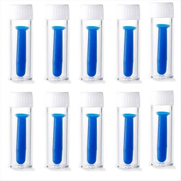 10 Ventosas de Silicona para Lentes de Contacto, Prácticas y Pequeñas, para Insertar y Extraer Lentes de Contacto.