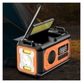thumbnail image 3 of 12000mAh Weather Alert Radio Solar Hand Crank Multifunction Radio Flashlight Power Bank For Outdoor Survival ,Handy Bright, 3 of 3