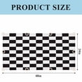 thumbnail image 3 of Simple Black White Checkered Fluorescent Light Covers, Lattice Buffalo Plaid Magnetic Light Covers for Ceiling Lights, Fluorescent Ceiling Shade Filters for Classroom Bedroom Office 4x2Ft x 3PCS, 3 of 8