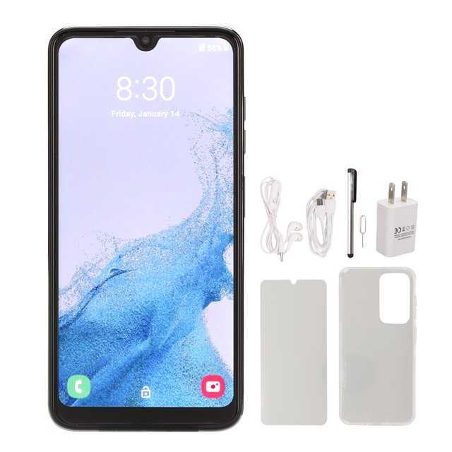 S23 Ultra Smartphone para Android 6.0 6.3in 4GB RAM 32GB ROM MTK6582 5G WIFI Teléfono celular Frontal 8MP Trasero 16MP 1960x1080 100‑240V Verde