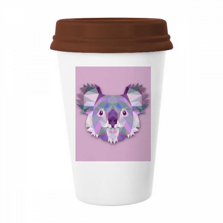 

Australia Koala Image Cartoon Illustration Mug Coffee Drinking Glass Pottery Cerac Cup Lid