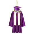 thumbnail image 2 of Aodebiao 2025 Graduation Gown Ornament - Wood & Acrylic Graduation Party Decor with Hanging String, Durable Graduation Gift Idea for High School & College, Christmas Tree Ornament & Keepsake Display, 2 of 5