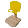 thumbnail image 2 of Flmtop Pet Bird Parrot Funny Basketball Shoot Hoop Balls Puzzle Game Chew Play Toy Random Color, 2 of 8