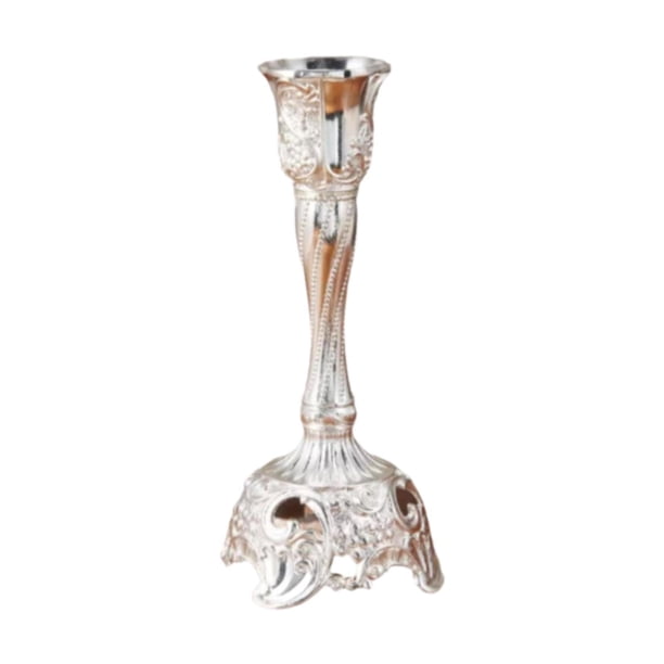 Portavelas para velas de pilar, candelabro decorativo de moda Plata