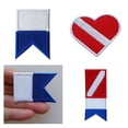 thumbnail image 1 of 3 Unidades Insignia Pequeña de Poliéster Sharpla Accesorio de Buceo, 1 of 8