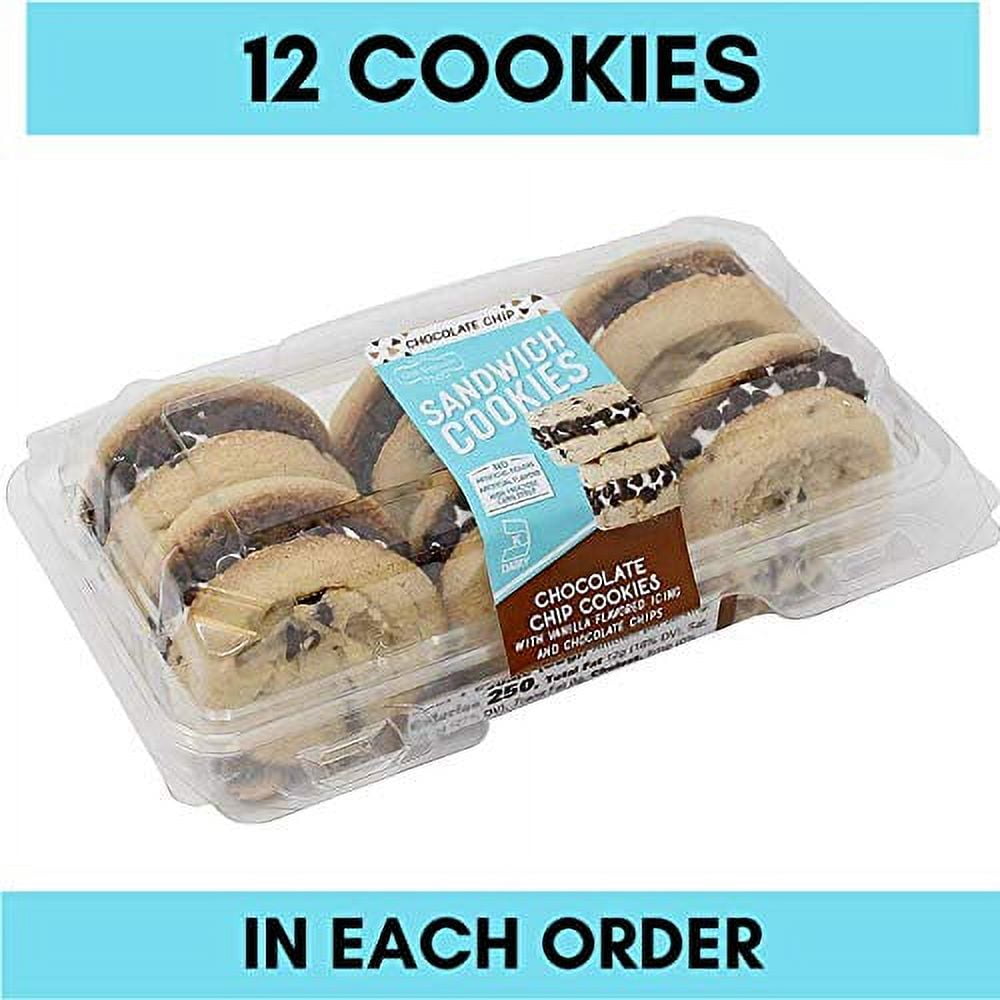 Our Specialty Chocolate Chip Sandwich Cookies With Vanilla Icing, Nut Free, 12 Cookies