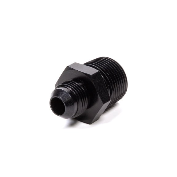 Straight Adapter Fitting #12 x 1 MPT Black