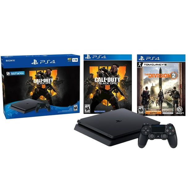 Exclusion Lover identification PlayStation 4 Slim 1TB COD Black Ops 4 and Tom Clancy's The Division 2  Bundle - Walmart.com