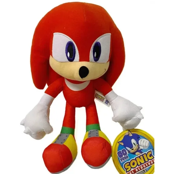 Large Sonic The Hedgehog  Knuckles Plush Toy 17 Inch Red