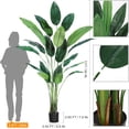 thumbnail image 3 of 7FT Artificial Bird of Paradise Plant Set | Lifelike Faux Palm Trees for Modern Indoor and Outdoor Decor, 3 of 7