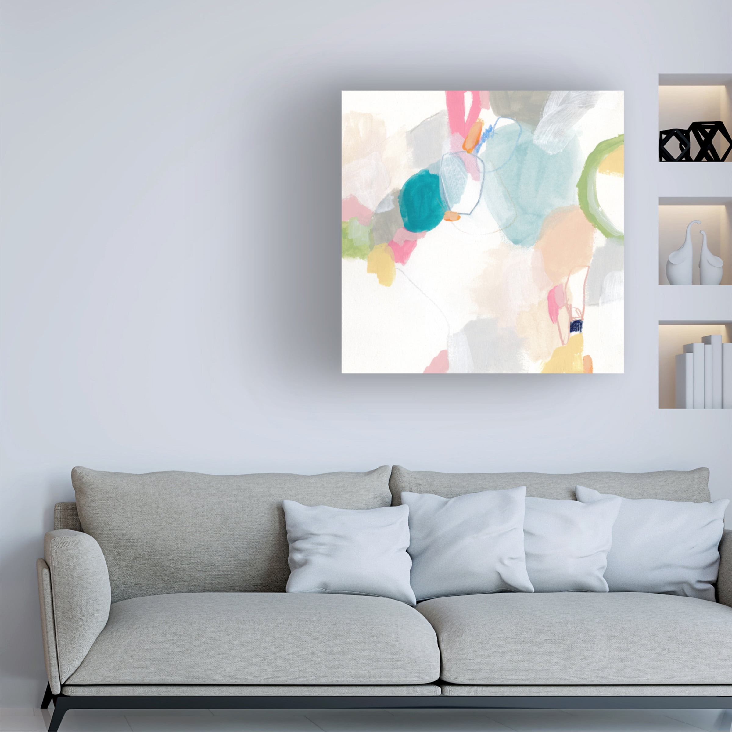 June Erica Vess 'Candy Jacket IV' Canvas Art