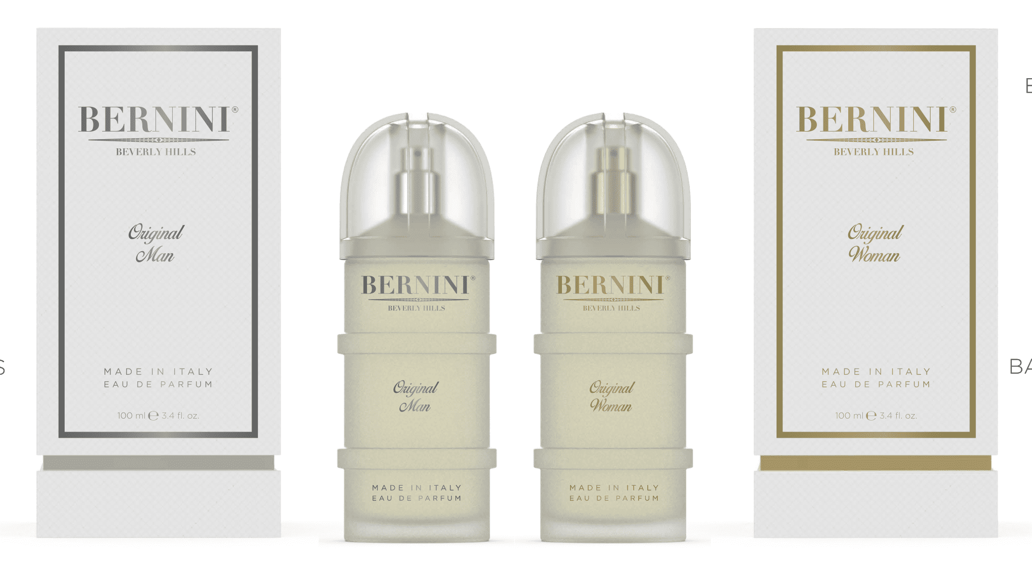 Bernini Beverly Hills Original Perfume for Men, 100ml, Made in