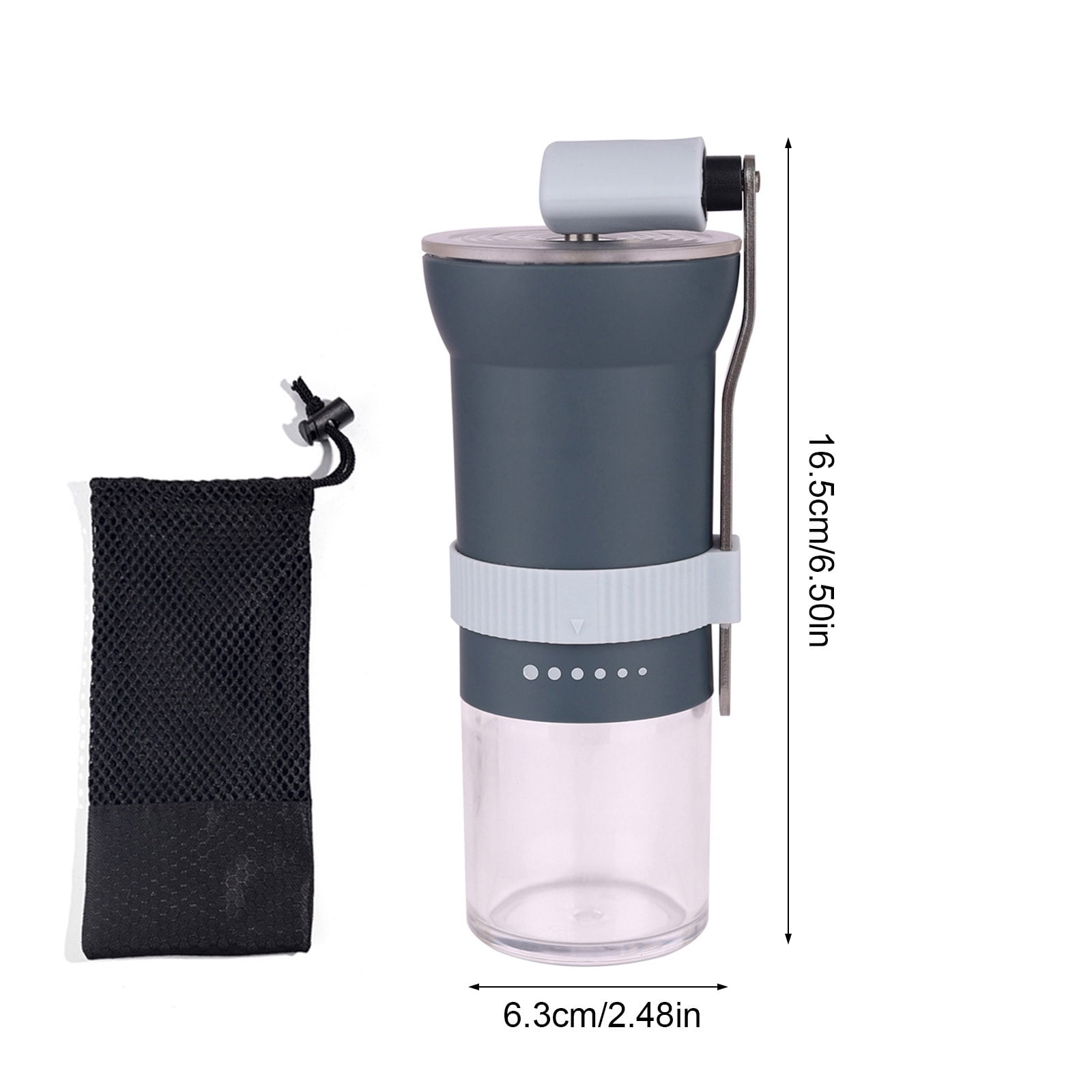 Portable Hand Burr Coffee Grinder Sturdy Manual Coffee Grinder Coffee Machine For A Pleased Brewing Experience