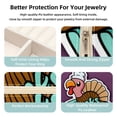 thumbnail image 3 of Thanksgiving Travel Portable Square Decorative Box with Necklace Holder and Jewelry Organizer - Ideal for Rings, Earrings, Necklaces, Bracelets - Suitable for Girls and Women, 3 of 6