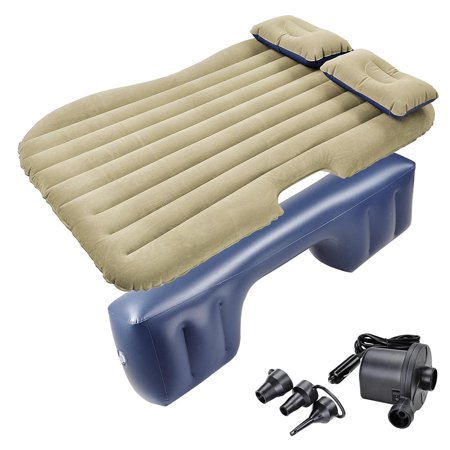 Yescom Inflatable Mattress Car Air Bed Backseat Cushion Travel Camping w/ Pillow