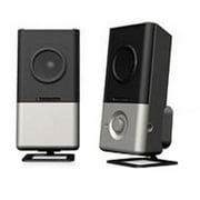 Altec Lansing 2.0 Speaker System, 10 W RMS, Black, Silver