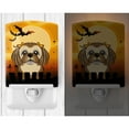 thumbnail image 2 of Caroline's Treasures BB1807CNL Halloween Chocolate Brown Shih Tzu Ceramic Night Light, 6x4x3", multicolor, 2 of 2