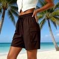 thumbnail image 5 of ByworldtasicNo Boundaries Women's Hiking Shorts Lightweight Cargo Shorts for Outdoor Athletic Travel with Pockets, 5 of 6