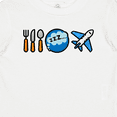 thumbnail image 4 of Inktastic Airplane Eat Sleep Fly Boys or Girls Baby T-Shirt, 4 of 5