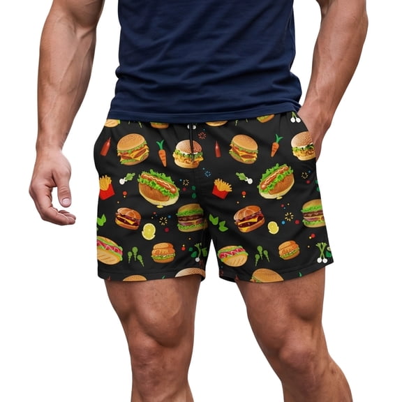 Venzia Men Big and Tall Swim Trunks, Bathing Suit Boardshorts