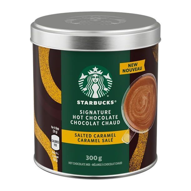 STARBUCKS Signature Hot Chocolate Mix, Salted Caramel, Prepared in