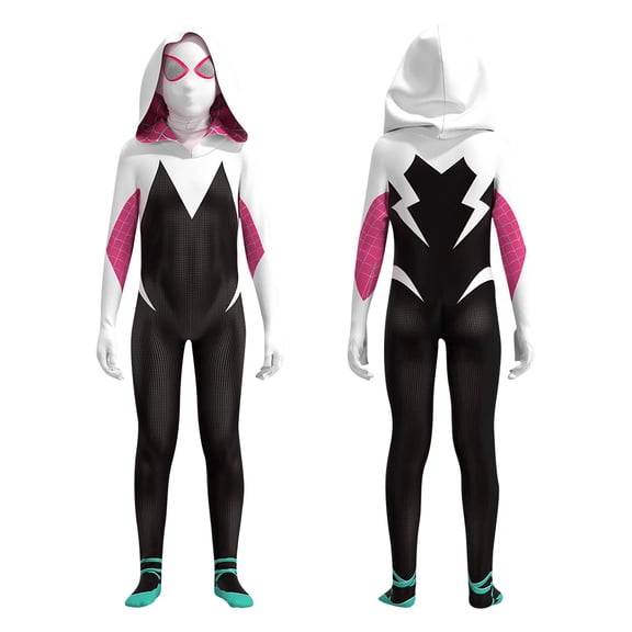 Halloween Heroes Jumpsuit 3D Print Bodysuit Headwear Mask for Boys