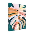 thumbnail image 4 of Canvas Wall Art - Jennifer Paxton Parker 'Multicolor Monstera II' Wall Art for Living Room, Bedroom, or Office Décor by Trademark Fine Art - 35 x 47 Inches, 4 of 4