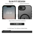 thumbnail image 5 of BENTOBEN Case for iPhone 16e (2025) 6.1" Compatible with Mag-safe Matte Shockproof Anti-Scratch Protective Cover Magnetic Case Black, 5 of 8