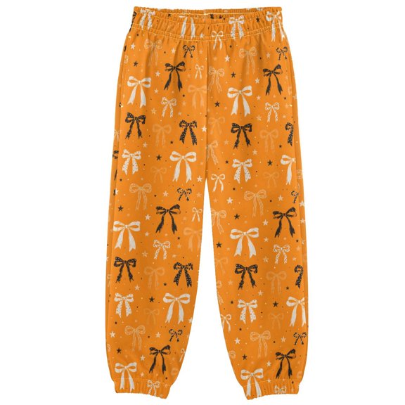 Halloween Bowknot Boys Pants Kids Casual Sweatpants Joggers Toddler Sports Pants 3-10 Years