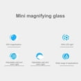 thumbnail image 4 of Mini Microscope 60X, Loupe de Poche Réglable Blanche Plastique Portable Professionnel pour Horloger pour Antiquités, 4 of 8