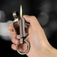 thumbnail image 1 of Llavero de queroseno con rueda de molienda multifuncional para hombre, encendedor de coche, llavero personalizado para llevar en la cintura, regalo moderno, llavero de metal con encendedor., 1 of 6